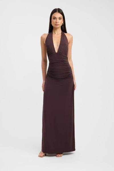 Sariah™ Halter Maxikjole - Tidløs Elegance & Figurbetonende Snit 0