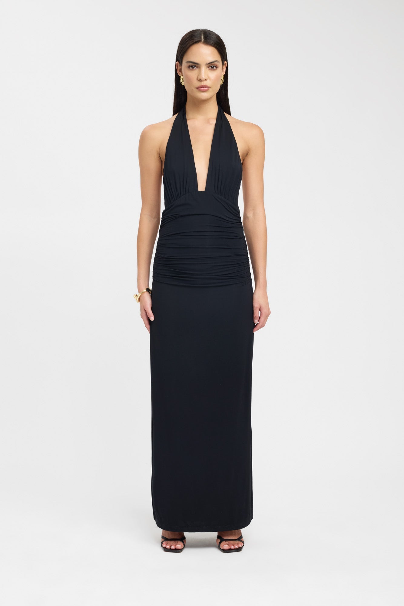 Sariah™ Halter Maxikjole - Tidløs Elegance & Figurbetonende Snit 3