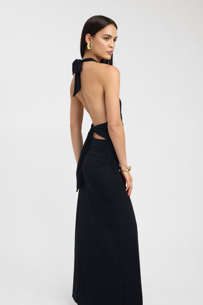 Sariah™ Halter Maxikjole - Tidløs Elegance & Figurbetonende Snit 4