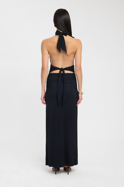 Sariah™ Halter Maxikjole - Tidløs Elegance & Figurbetonende Snit 5